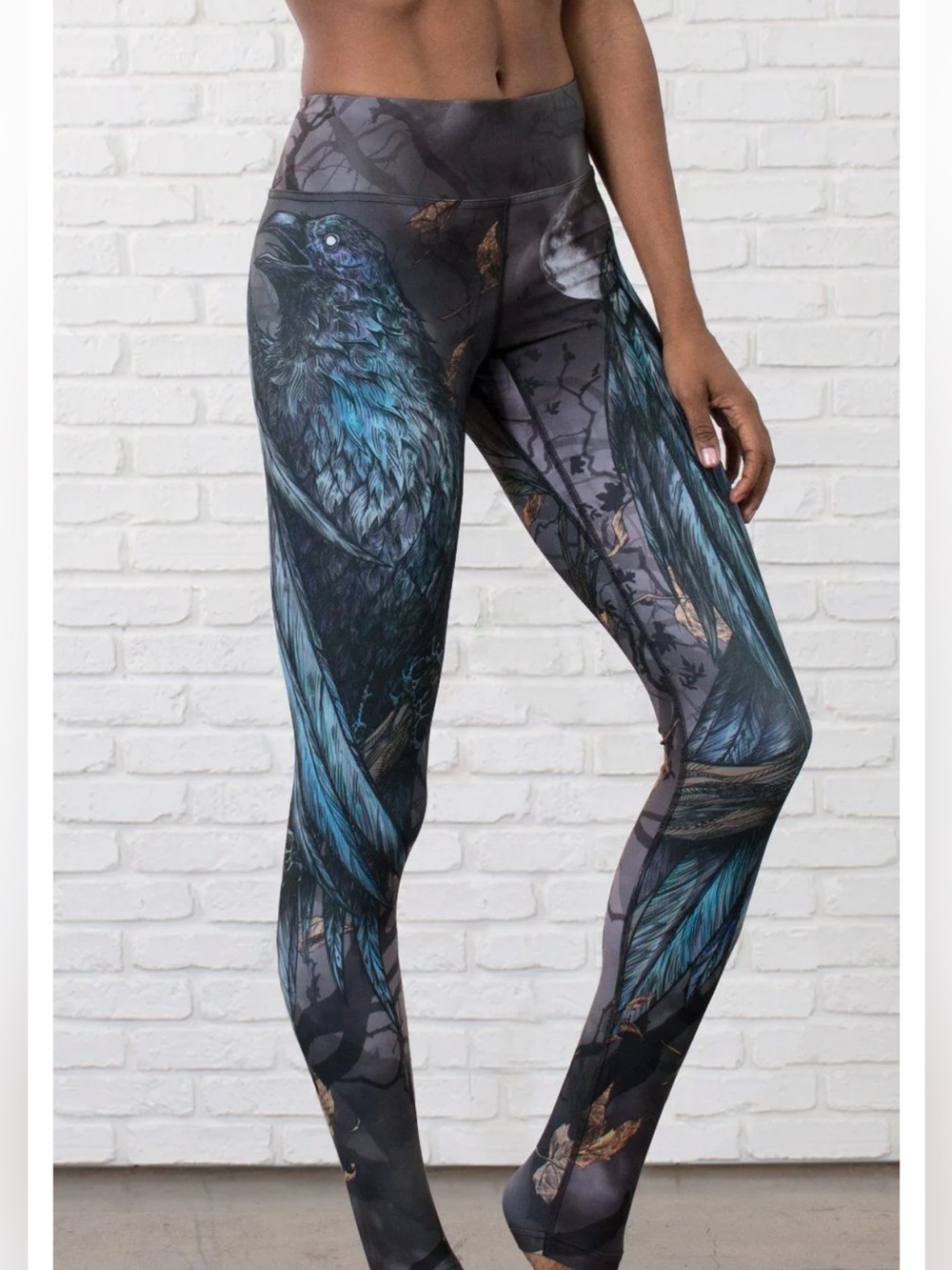 🖤 Eagle Rock Werkshop Raven Triathlon Compression Leggings | Women's Large